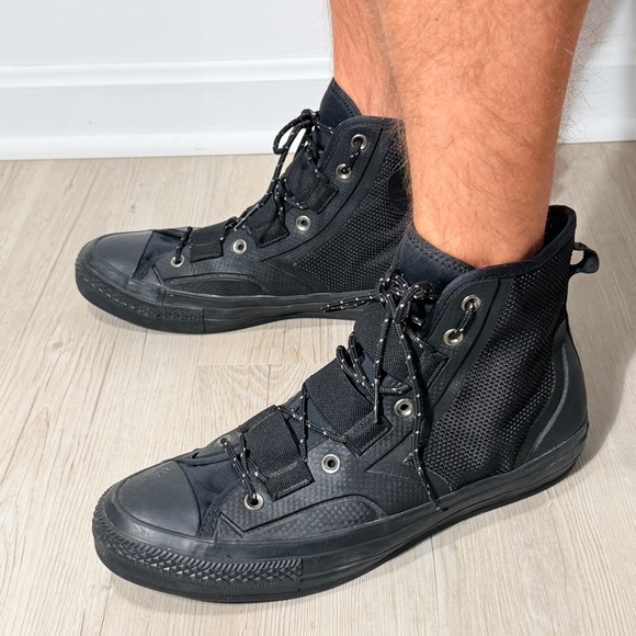 Converse Black High-Top Sneakers - Picture 7 of 14